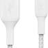 Belkin CAA002bt1MWH USB A-Lightning 1м плетеный White