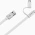 HUAWEI AP555 USB-microUSB + переходник Type-C White