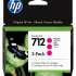 Картридж HP 712 3ED78A для DJ T230/T630/T650/Studio, пурпурные, тройная упаковка 3ED68A (3*29мл)