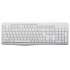 Клавиатура Gembird KB-8430M белая, USB, 113 кл, м/медиа, каб. 1,5м