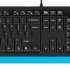 Клавиатура и мышь A4Tech F1010 BLUE черно-синие, USB
