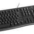 Клавиатура и мышь Logitech Desktop MK121 920-010963 клавиатура: черная, 104 клавиши с защитой от воды, RUS/LAT заводское нанесение, USB 1.5м; мышь: че