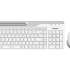 Клавиатура и мышь Wireless A4Tech FB2535C ICY WHITE цвет клав:белый/серый цвет мыши:белый/серый BT/Радио slim 1633413