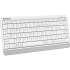 Клавиатура Wireless A4Tech FBK11 WHITE белая/серая USB BT/Radio slim 1595335