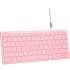 Клавиатура Wireless A4Tech Fstyler FBX51C розовый BT/Radio slim Multimedia (1678116)