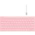Клавиатура Wireless A4Tech Fstyler FBX51C розовый BT/Radio slim Multimedia (1678116)