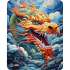 Коврик для мыши Cactus CS-MP-D07M Colorful Dragon 300x250x3мм