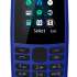 Мобильный телефон Nokia 105 SS (2019) 16KIGL01A13 голубой, 1.77'' 160x120, 4MB RAM, 4MB, 1 Sim, 2G, Micro-USB, 800mAh