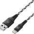 Rocket Contact USB-A - Lightning 1м оплётка нейлон Черно-белый