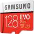 Samsung EVO Plus 128Gb Class10 UHS-I с адаптером Red/White (MB-MC128HA/RU)