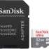 SanDisk Ultra 32GB Class 10 с адаптером White-Grey