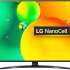 Телевизор LG 55NANO766QA.ARUB 4K UltraHD/NanoCell/60Гц/DVB-T2/DVB-C/DVB-S2/S/DVB-T2/T/DLNA/WiFi/3*HDMI/2*USB/webOS