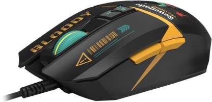 A4Tech Мышь Bloody W63 Max Renegade черная/рисунок оптическая (12000dpi) USB (2000318)