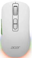 Acer Мышь Wireless OMR311 ZL.MCECC.034 белая оптическая 2400dpi BT/Radio USB 7but (1999299)