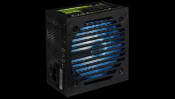 AeroCool Блок питания ATX VX PLUS 500 RGB 4718009152687 500W, RGB fan 120mm, 500mm cable, Retail