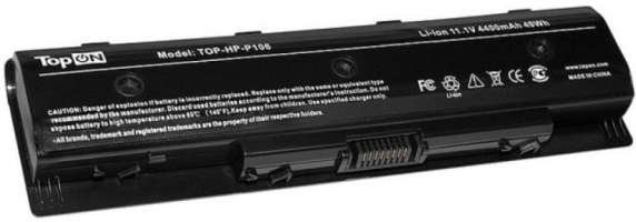 Аккумулятор для ноутбука HP TopOn TOP-HP-P106 для моделей Envy 14, 15, 17, Pavilion 14, 15, 17 11.1V 4400mAh 49Wh. PN: P106, HSTNN-LB4N