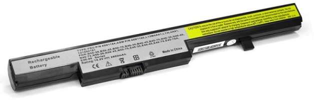 Аккумулятор для ноутбука Lenovo OEM B50-30 B50-45, B50-70, B40-30, B40-45, N40-45, N50-70, E40-80 Series. 14.4V 2600mAh PN: L12L4E55, L12M4E55