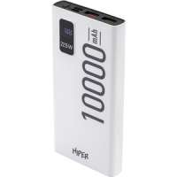 Аккумулятор внешний HIPER EP 10000 WHITE 10000mAh 3A QC PD 3xUSB белый