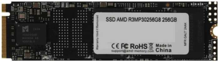 AMD Накопитель SSD M.2 2280 R3MP30256G8 256GB, 2000/1300MB/s