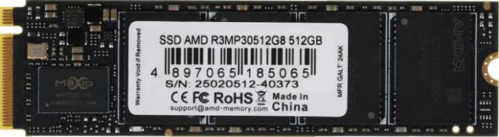 AMD Накопитель SSD M.2 2280 R3MP30512G8 512GB
