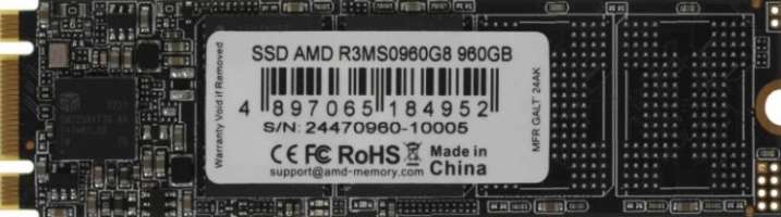 AMD Накопитель SSD M.2 2280 R3MS0960G8 960GB