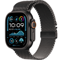 Apple Смарт-часы Watch Ultra 2 (2024) 49mm Black Titanium Case Black Milanese Loop (M)