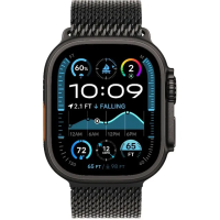 Apple Смарт-часы Watch Ultra 2 (2024) 49mm Black Titanium Case with Black Titanium Milanese Loop (S)