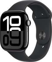 Apple Умные часы Watch Series 10 46mm Aluminum Case Jet Black с чёрным ремешком M/L (без SIM)