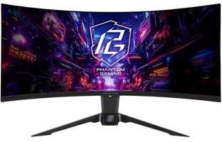 ASRock Монитор 34" Phantom Gaming PG34QRT2B 3440x1440 WLED, 21:9, VA, 500cd, 4000:1, 1ms, 178/178, 2*DP, 2*HDMI, 180Hz, Speakers, curved R1500, tilt,