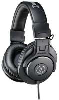 Audio-Technica Наушники ATH-M30X 15–22000 Гц, черные, 47 Ом