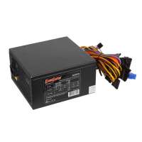 Блок питания ATX Exegate 500PPX EX221641RUS 500W RTL, black, APFC, 14cm, 24p+(4+4)p PCI-E,4*IDE,5*SATA, FDD