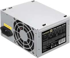 Блок питания ATX Exegate AA400 EX253682RUS-PC 400W, PC, 8cm fan, 24p+4p, 2*SATA, 1*IDE + кабель 220V в комплекте