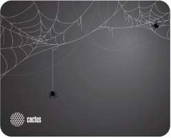 Cactus Коврик для мыши CS-MP-D13S Spider gray черный 250x200x3мм
