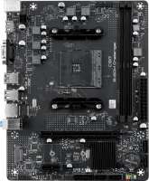 CBR Материнская плата mATX B450 AM4, 2*DDR4, mATX, VGA+HDMI, 1*PCIEx16,1*PCIEx1,1*M.2(NVME & SATA), 4*SATA3, 2*USB2.0 + 2*USB3.0, LAN 1Gb