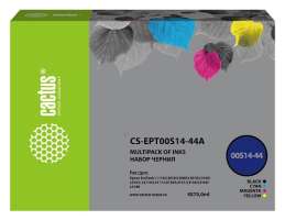 Чернила Cactus CS-EPT00S14-44A голубой/пурпурный/желтый/черный 4x70мл Epson L1110 Ecotank/L3100/L3101/L3110/L3150/L3151