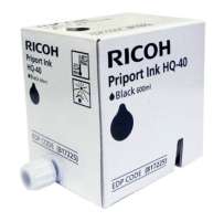 Чернила для дупликатора Ricoh PRIPORT BLACK INK HQ40 817225 для Priport JP4500/ DX4542/4545/DD 4450 (1 коробка из 5 картриджей по 600мл)