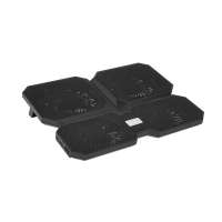 Deepcool Подставка MULTICOREX6 15.6", 2*100мм, 2*140мм, 24дБ, 2*USB, черный