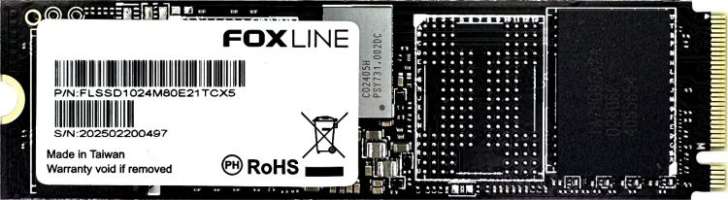 Foxline Накопитель SSD M.2 2280 X5-E21T 1TB, 5100/4800MB/s, TBW 700