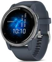Garmin Venu 2 45mm Silver/Blue, с синим ремешком