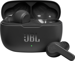 Гарнитура беспроводная JBL Wave 200TWS черный беспроводные bluetooth в ушной раковине (1891322)