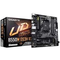 GIGABYTE Материнская плата mATX B550M DS3H R2 (AM4, AMD B550, 4*DDR4 (3200), M.2, 4*SATA, PCIe, 4*USB 3.0, 2*USB 2.0, HDMI, DP)
