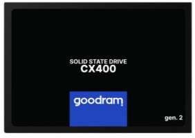 GoodRAM Накопитель SSD 2.5'' SSDPR-CX400-256-G2 CX400 gen.2 256GB SATA 6 Gb/s 3D TLC 550/480M/s IOPS 65K/61K MTBF 2M