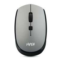 Hiper Мышь беспроводная HOMW-081, оптическая светодиодная, USB/Радиоканал, серый (HOMW-081)