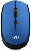 Hiper Мышь беспроводная HOMW-083, 1600dpi, оптическая светодиодная, USB, синий (HOMW-083)