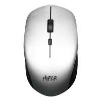 Hiper Мышь беспроводная HOMW-092, 1600dpi, оптическая светодиодная, USB, серый (HOMW-092)