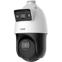 IP камера iFlow F-IP-2444PCSZ25 4Мп уличная поворотная с технологией ComboVu и SharpSense, два видеомодуля: охват всей сцены и детализация. Фикс.модул