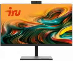 iRu Моноблок 23.8'' Tactio 2031879 i5-12450H/16GB/512GB SSD/UHD Graphics/1920x1080 IPS/WiFi/BT/cam/noOS/black