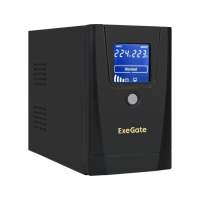 Источник бесперебойного питания Exegate SpecialPro Smart LLB-1000.LCD.AVR.1SH.2C13 EX292787RUS 1000VA/550W, LCD, AVR, 1*Schuko+2*C13, металлический ко