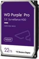 Жесткий диск 22TB SATA 6Gb/s Western Digital WD221PURP Purple PRO 3.5" 7200 RPM 512MB AI для систем видеонаблюдения