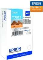 Картридж Epson C13T70124010 для WP 4000/4500 сверх-повышенной емкости голубой на 3400 страниц